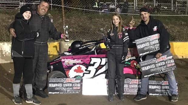 Une fin de saison de rêve pour la pilote Chloé Grondin