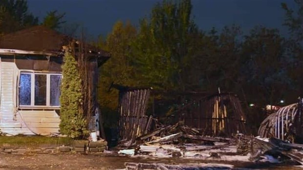 Incendie à Sainte-Marie : perte totale pour un garage 