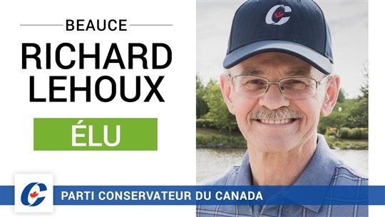 Richard Lehoux est élu pour une première fois en Beauce