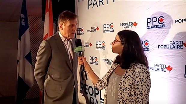 Entrevue vidéo : un coup dur pour Maxime Bernier