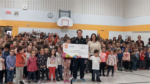 Un montant de 8352 $ remis à l'école Aquarelle de Saint-Georges