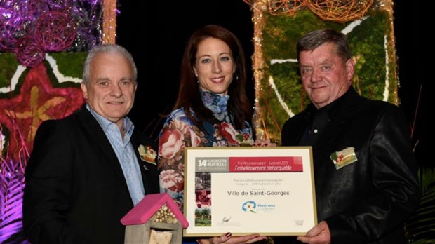 La Ville de Saint-Georges remporte le prix Reconnaissance en embellissement remarquable
