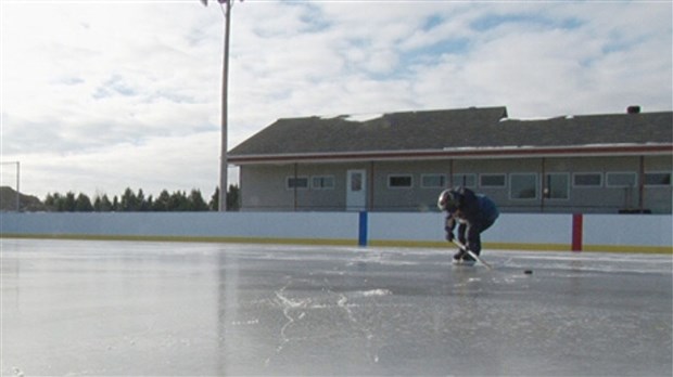 Ouverture de la patinoire extérieure de Saint-Benoît-Labre