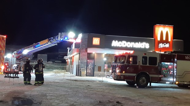 Les pompiers appelés au tout nouveau McDo de Saint-Georges!