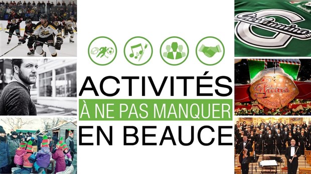 Quoi faire en Beauce du 6 au 8 décembre?