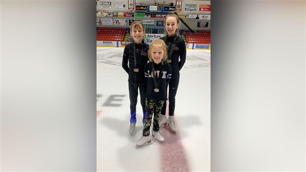 Trois patineuses du CPA de Saint-Georges remportent des médailles