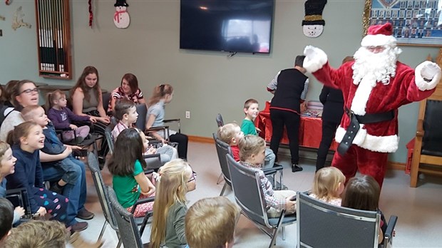 Le Père Noël de passage à Beauceville