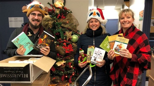 Alphare distribue 600 livres à plusieurs organismes de la Beauce et des environs