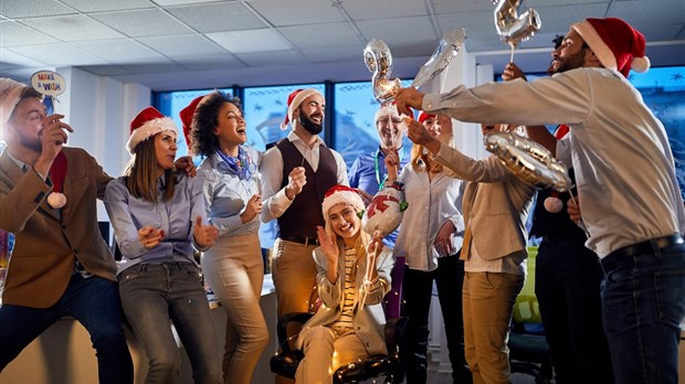 30% des lieux de travail n'ont aucun party de Noël
