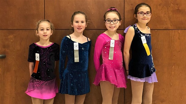 Quatre patineuses du CPA de Sainte-Marie ont récolté des rubans
