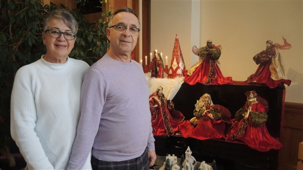 Les crèches de Noël, plus qu'une passion pour Hélène Paquet et Martial Drouin