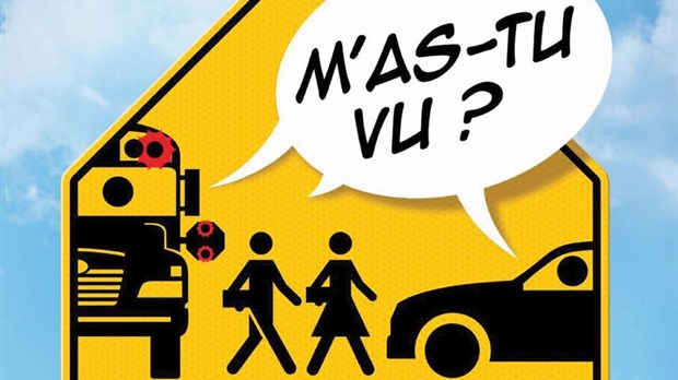 La campagne « M'as-tu vu ? » promeut la sécurité en transport scolaire