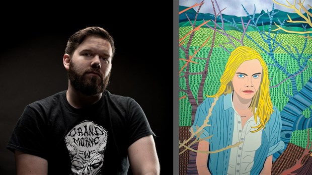 Paul Brunet expose à la bibliothèque du Cégep Beauce-Appalaches