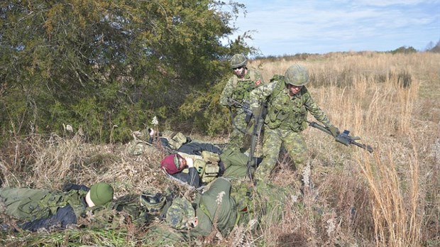 Les réservistes du Régiment de la Chaudière s'entraînent en Virginie