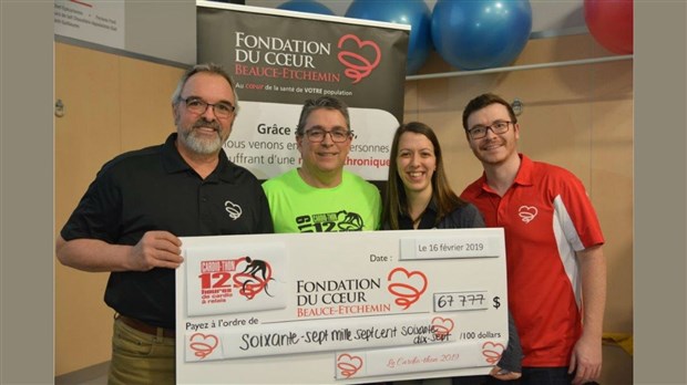Record de dons pour la Fondation du coeur Beauce-Etchemin