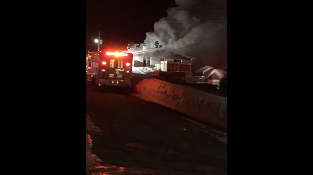 Un feu de résidence à Beauceville 