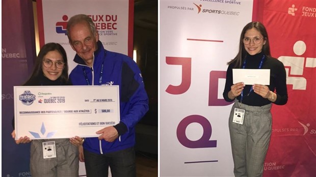 La patineuse Marie-Raphaële Savoie reçoit une bourse