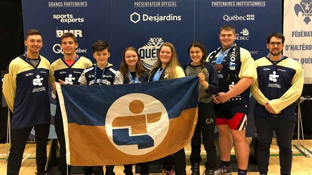 Une récolte abondante pour les haltérophiles de Beauce