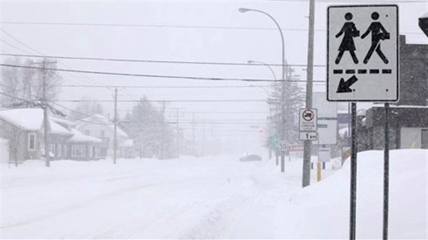 Saint-Évariste cesse de déneiger ses trottoirs temporairement