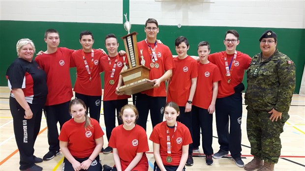 Championnat de tir de zone Beauce : une 1re position pour les cadets 619 