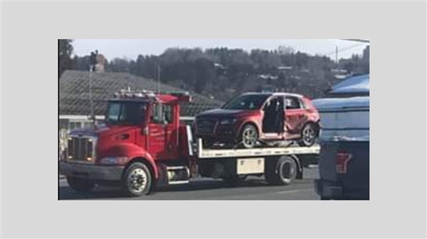 Une collision entre deux véhicules à St-Georges