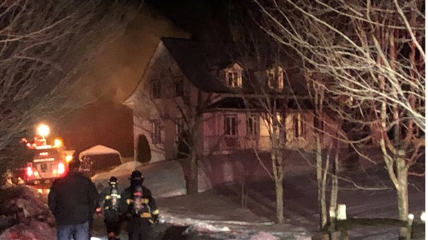 Un incendie de résidence à Notre-Dame-des-Pins