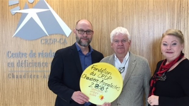 2800 $ pour la fondation du Centre de réadaptation en déficience physique
