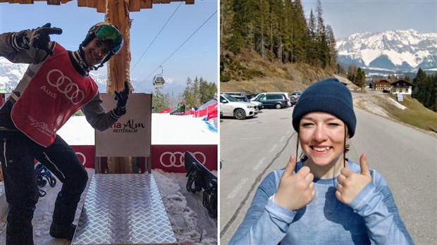 Éliot Grondin et Rosemarie Bégin-Tanguay en duo aux juniors mondiaux