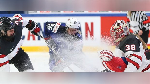 Championnat mondial féminin de l’IIHF : défaite du Canada 3-2 face aux États-Unis
