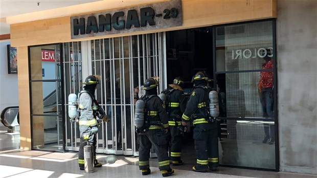 Un appel au Carrefour Saint-Georges pour un début d'incendie