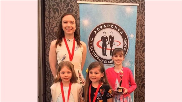 Quatre patineuses du CPA St-Georges honorées pour l'année 2018