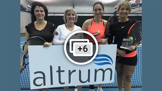 De nombreux participants à la Coupe Altrum de Tennis Beauce