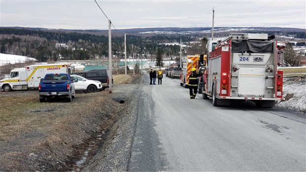 Début d'incendie dans une résidence de Saint-Éphrem