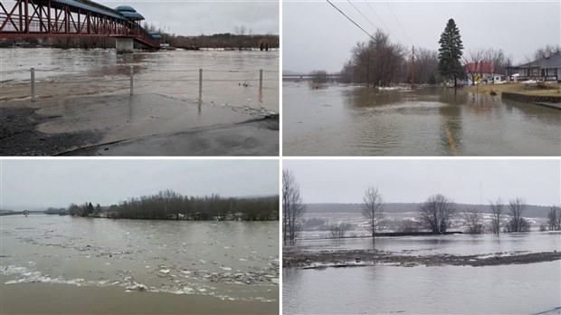Inondations printanières : état Saint-Georges, Beauceville et Notre-Dames-des-Pins