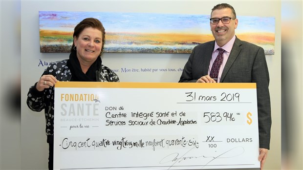 La Fondation Santé Beauce-Etchemin recueille 583 946 $