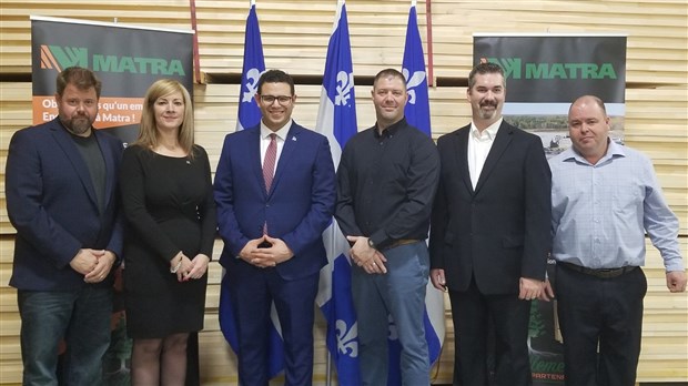 6,4 M$ d'Investissement Québec pour Produits Matra