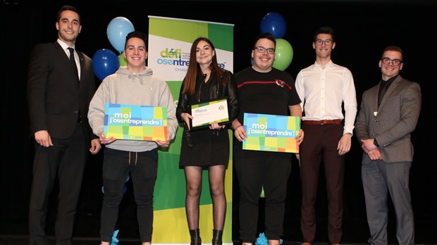 Des étudiants du cégep remportent le 1er prix de la finale régionale du Défi OSEntreprendre