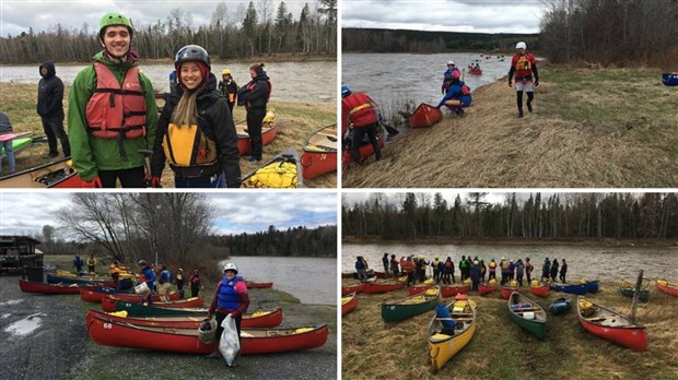 Plusieurs participants prennent part à la Corvée Chaudière 2019