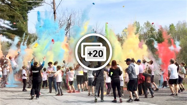  500 coureurs ont participé à la Course colorée 