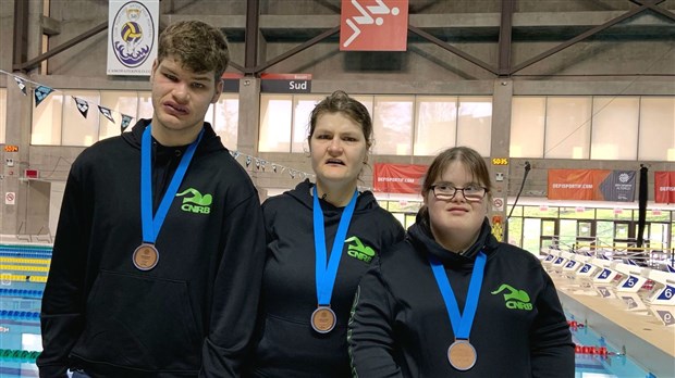 Trois nageurs du CNRB font bonne figure au Défi Sportif Altergo