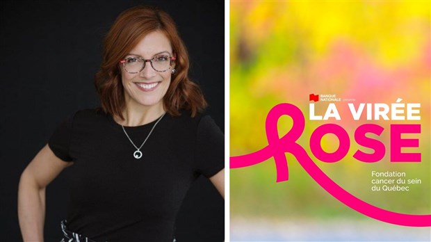 Caroline Dumont invite les gens à bouger pour la Fondation du cancer du sein du Québec