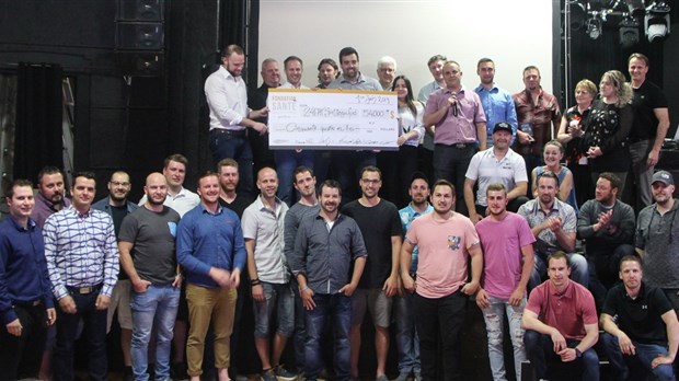 Le 24 DH remet 54 000 $ à la Fondation Santé Beauce-Etchemin