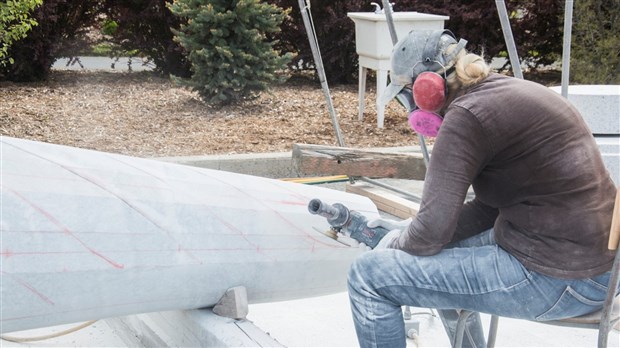 Symposium de sculpture : Lyudmyla Mysko et son délice monumental