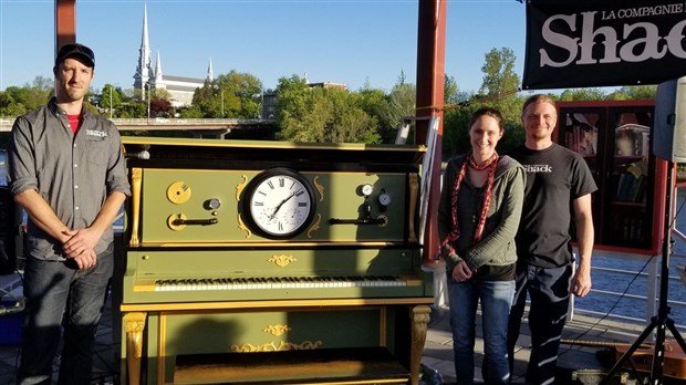 Lancement du piano urbain St-Georges, un moyen de vivre le présent 