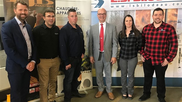 Subvention importante du fédéral de 1 980 100 $ pour L.S. Bilodeau et PJB Industries  