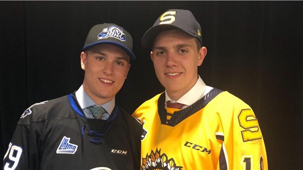 Un Beauceron et un Etcheminois dans le top 5 du repêchage de la LHJMQ