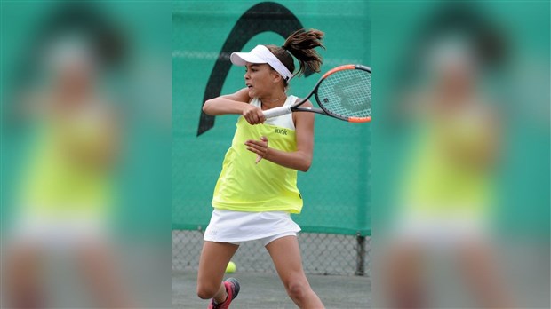 Tennis : Alizée Poulin termine en 4e position à l’étape 14 ans