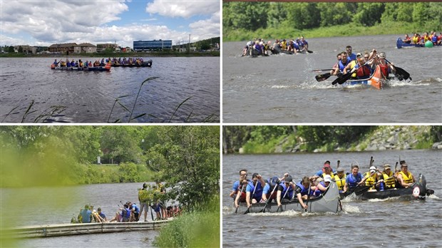 Le Défi rabaska St-Georges Ford a réuni petits et grands sur le bord de la rivière