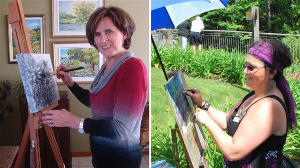 Deux artistes de la Beauce participeront à la 25e édition du Symposium de peinture Natur’Art