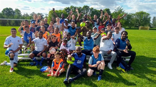 Une activité de soccer pour rapprocher la population et les immigrants de Beauce-Nord